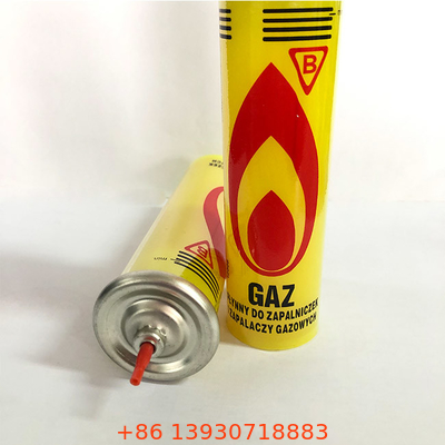 Un repuesto más ligero de gas del butano del tamaño compacto 80ml para la cocina y la BARBACOA de la antorcha