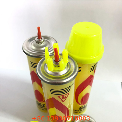 Botella más ligera recargable del repuesto de gas del butano de 80 ml para la cocina y la BARBACOA
