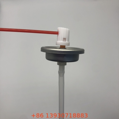 Válvula de pintura de aerosol de un solo orificio con carcasa de un pulgón 2.0 × 0.33 mm