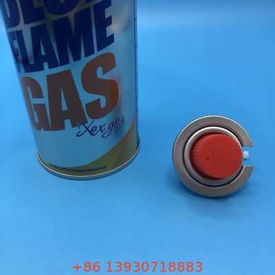 Válvula de cartucho de gas de alta seguridad para la lata de combustible de butano y el cartucho de gas de butano