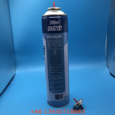 Válvula de llenado de encendedor de gas de temperatura normal de metal y plástico para encendedores de cigarrillos