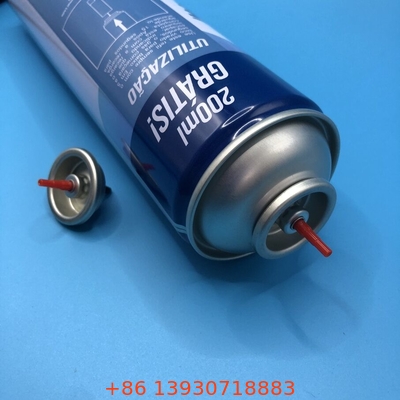 Válvula de reabastecimiento de gas del encendedor universal de butano