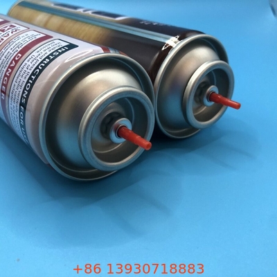 Butanos de plástico de gas de color rojo y válvula de reabastecimiento de gas Estricto sistema de control de calidad