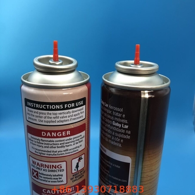 Válvula de reabastecimiento más ligera con material de base de plástico o metal para un reabastecimiento rápido y fácil de gas