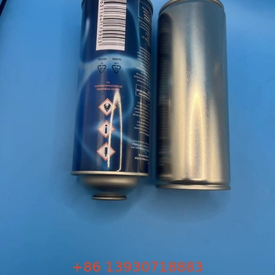 Botella de gas de butano asequible con construcción de hojalata