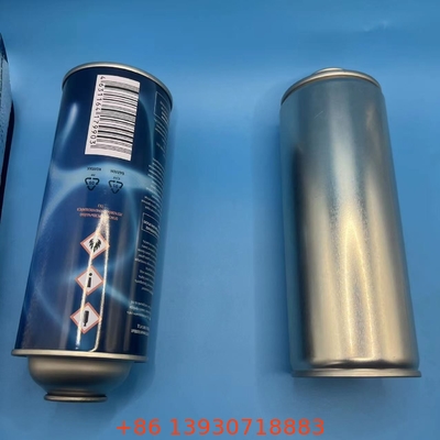 Botella de gas de butano asequible con construcción de hojalata