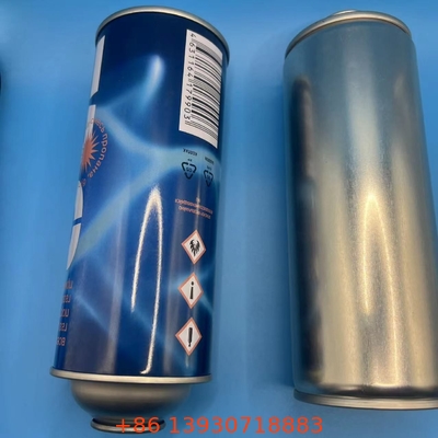 Botella de gas de butano asequible con construcción de hojalata
