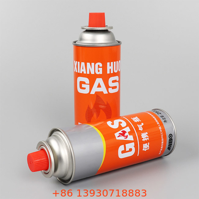 Jarrón de gas de butano ODM aceptable con gas de butano y gas más ligero