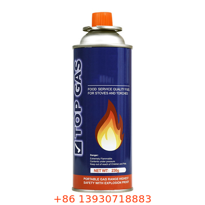 Contenedor de gas de butano de 65 X 158 mm - ODM aceptable dentro de la olla caliente