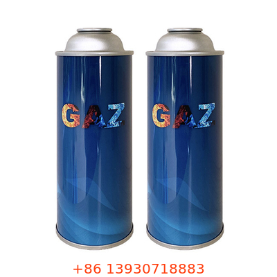 Canister de gas butano - producto con CMYK 4 color y color Panton