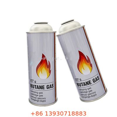 Canister de gas de butano de hojalata para olla caliente con logotipo personalizado