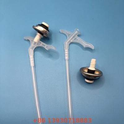 Sistema completo de dispensación de válvula y tubo de inmersión de espuma de PU en aerosol para botes de espuma aislante