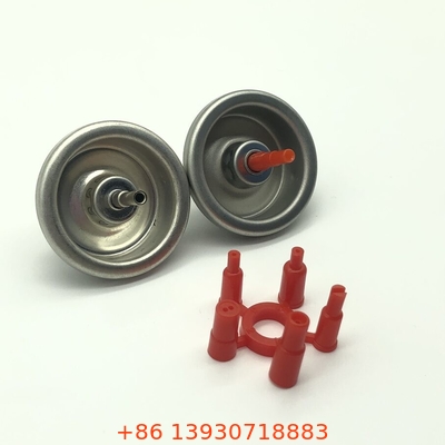 Válvula de reabastecimiento de butano de plástico y metal para botes más ligeros Material base de plástico