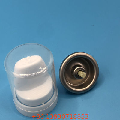 Válvula de aluminio invertida para mousse capilar para realzar rizos y productos de peinado