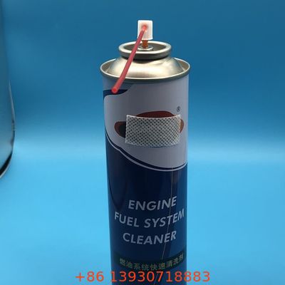 Válvula de limpiador de carburador en aerosol de alta presión con construcción resistente a químicos para operación de 360 grados