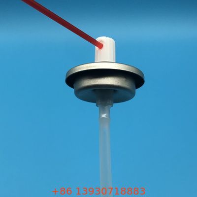 Válvula de aerosol para aerosoles limpiadores de carburadores automotrices y productos químicos de limpieza de motores
