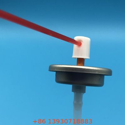 Válvula de aerosol para productos de limpieza de carburadores con solventes de limpieza fuertes