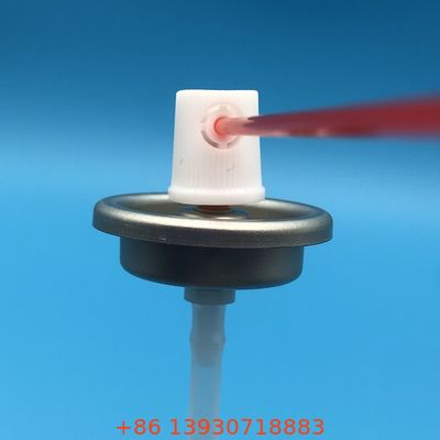 Válvula de aerosol limpiador de carburador automotriz con control de presión estable