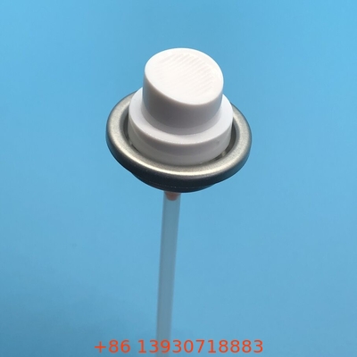 Válvula aerosolar Válvula de pintura de aerosol con taza de montaje con hoyuelos inferiores