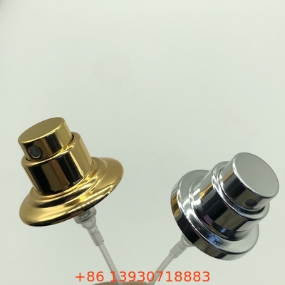 Dispensadores de perfume de oro y plata para envases de marca