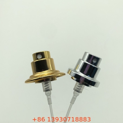 Dispensadores de perfume de oro y plata para envases de marca