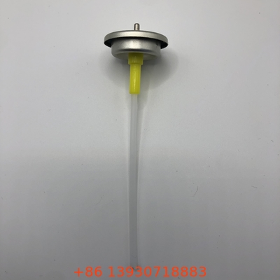Válvula de niebla de aluminio medido con sello de juntas de color plateado para medición precisa