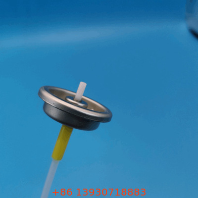 Válvula de aerosoles medida de alto estándar 0.1-0.2 Ml/s Actuador de botón de velocidad de flujo Puerto de Tianjin