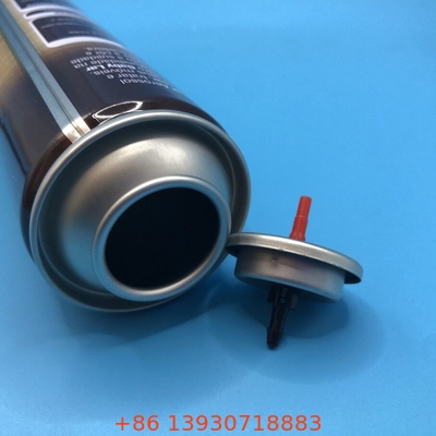 Válvula de reabastecimiento de encendedores de gas de origen plástico o metálico para encendedores universales de butano
