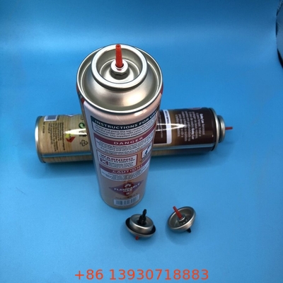 Válvula de reabastecimiento de encendedor de gas de una pulgada para material de plástico o metal para encendedor de cigarrillos