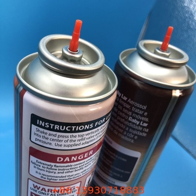 Válvula de reabastecimiento del encendedor de resorte de acero inoxidable para rendimiento invertido de la carcasa