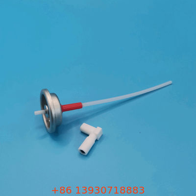 Válvula de aerosol con medidor de una pulgada, ideal para aerosoles tópicos médicos