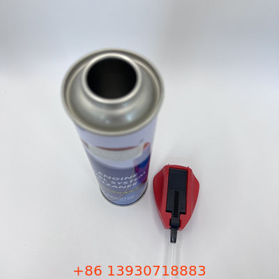 Actuador de gatillo de aerosol con tubo de extensión para productos de limpieza industrial