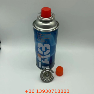 Actividades al aire libre Canister de gas de butano con pared recta de hojalata