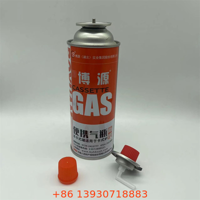 Actividades al aire libre Canister de gas de butano con pared recta de hojalata