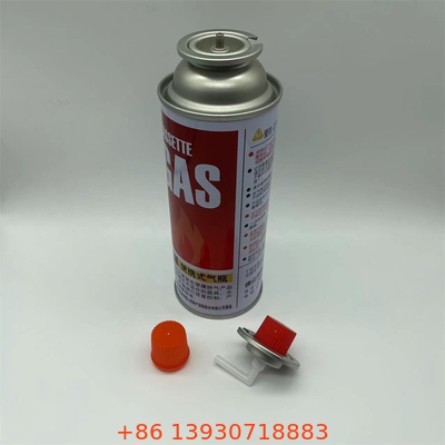 Canister de gas de butano para gas más ligero y pared recta