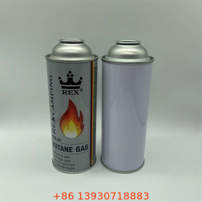 Actividades al aire libre Canister de gas de butano con pared recta de hojalata