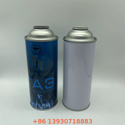 Canister de gas de butano para gas más ligero y pared recta