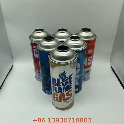 Actividades al aire libre Canister de gas de butano con pared recta de hojalata