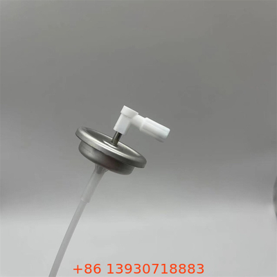 Válvula de aerosoles de actuador de botón de aluminio medido para sellado de juntas