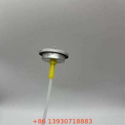 Válvula de aerosoles de niebla de aluminio con muestra gratuita Color plateado Compatibilidad universal