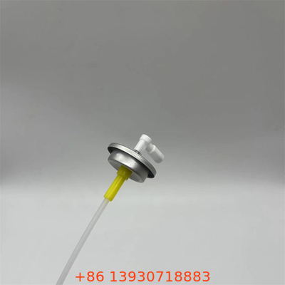 Válvula de aerosoles de niebla de aluminio con muestra gratuita Color plateado Compatibilidad universal