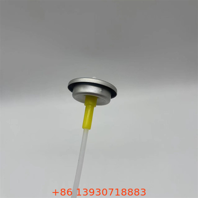 Tipo de sellado válvula de aerosoles de aluminio de junta con medición para velocidad y eficiencia de pulverización de 200 mcl