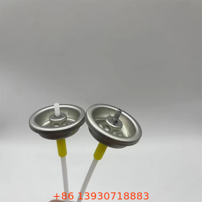 Válvula de aerosoles de niebla de aluminio con muestra gratuita Color plateado Compatibilidad universal