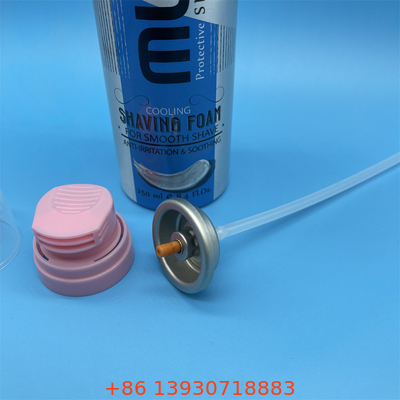 Válvula de crema de afeitar a prueba de fugas - Solución confiable para la distribución de espuma limpia y controlada en aplicaciones de afeitar