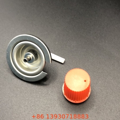 Válvula de gas de butano de color negro con hilo de entrada CGA 600