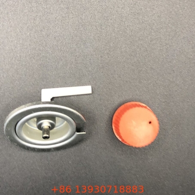 Válvula de gas de butano de color negro con hilo de entrada CGA 600