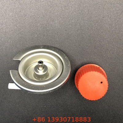 Válvula de gas de butano de latón recto con material del tallo de la válvula de latón