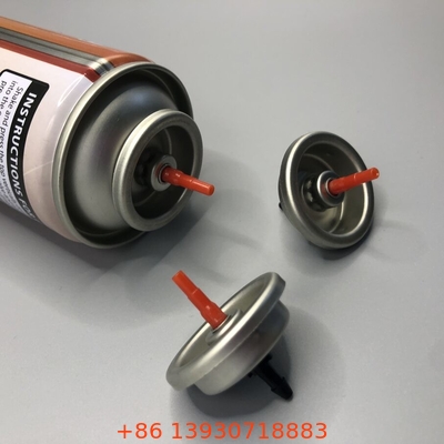 Válvula de reabastecimiento de gas recargable con base de gas de butano de plástico Color rojo