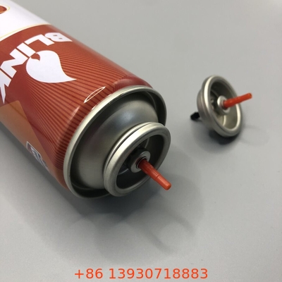 Válvula de gas de reabastecimiento de gas de butano universal con diseño ergonómico