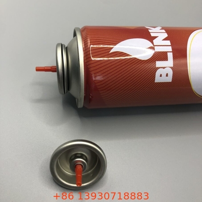 Válvula de gas de reabastecimiento de gas de butano universal con diseño ergonómico